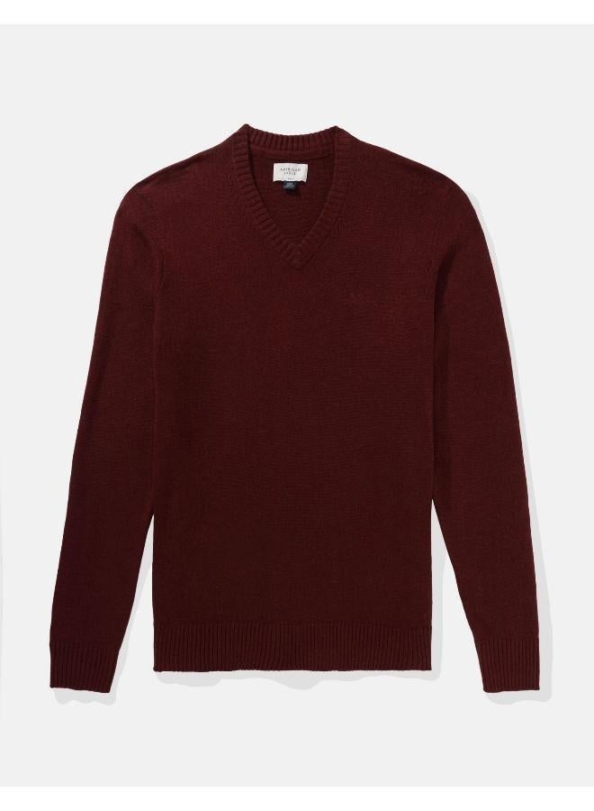 American Eagle AE Super Soft V-Neck Sweater - Image 3