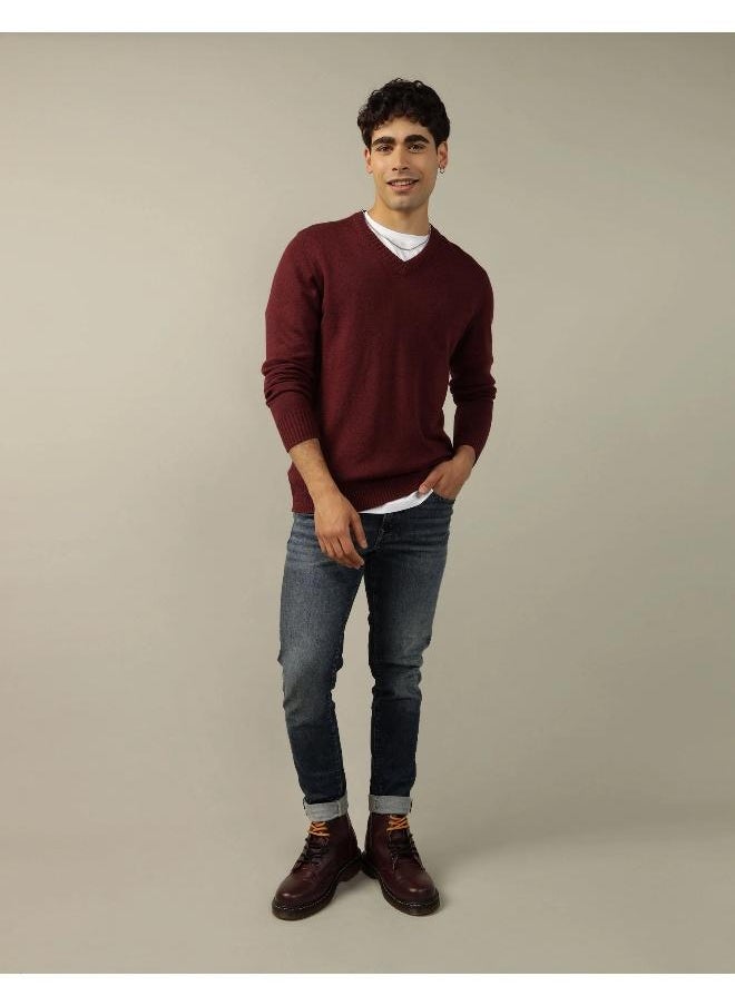 American Eagle - سترة AE فائقة النعومة بفتحة رقبة على شكل حرف V - Image 1