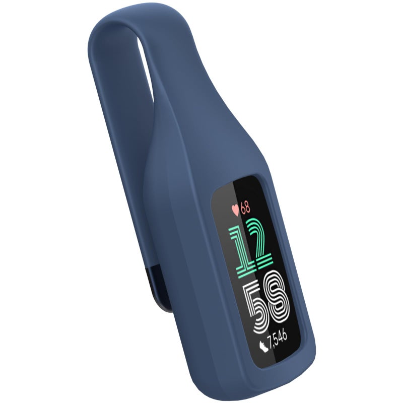 BLIKEJIN Clip Holder Accessory for Fitbit Charge 6 Replacement Wristband (Midnight Blue) - Image 1