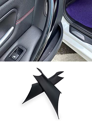 GEATaaT Gelunxin Door Pull Handle Cover for BMW 320,328,330,335,M3 2012-2018 & BMW 428, 435,M4 2014-2017 (Left Rear+Right Rear, Black) - Image 1