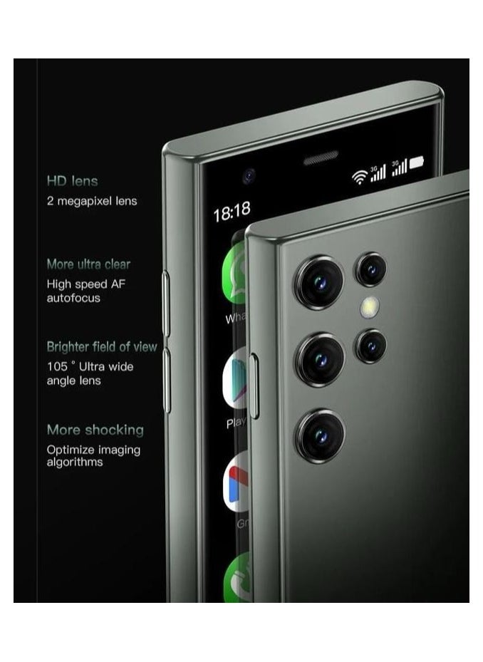 SOYES - S24 Pro Super Mini Mobile Phone Android Quad Core Black, Mobile Mini Smartphone Ultra Small Pocket Student Children Men and Women - Image 1