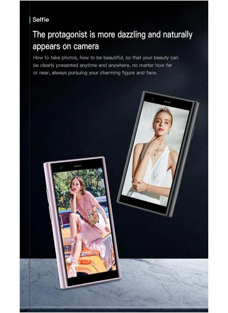 SOYES - S24 Pro Super Mini Mobile Phone Android Quad Core Black, Mobile Mini Smartphone Ultra Small Pocket Student Children Men and Women - Image 1