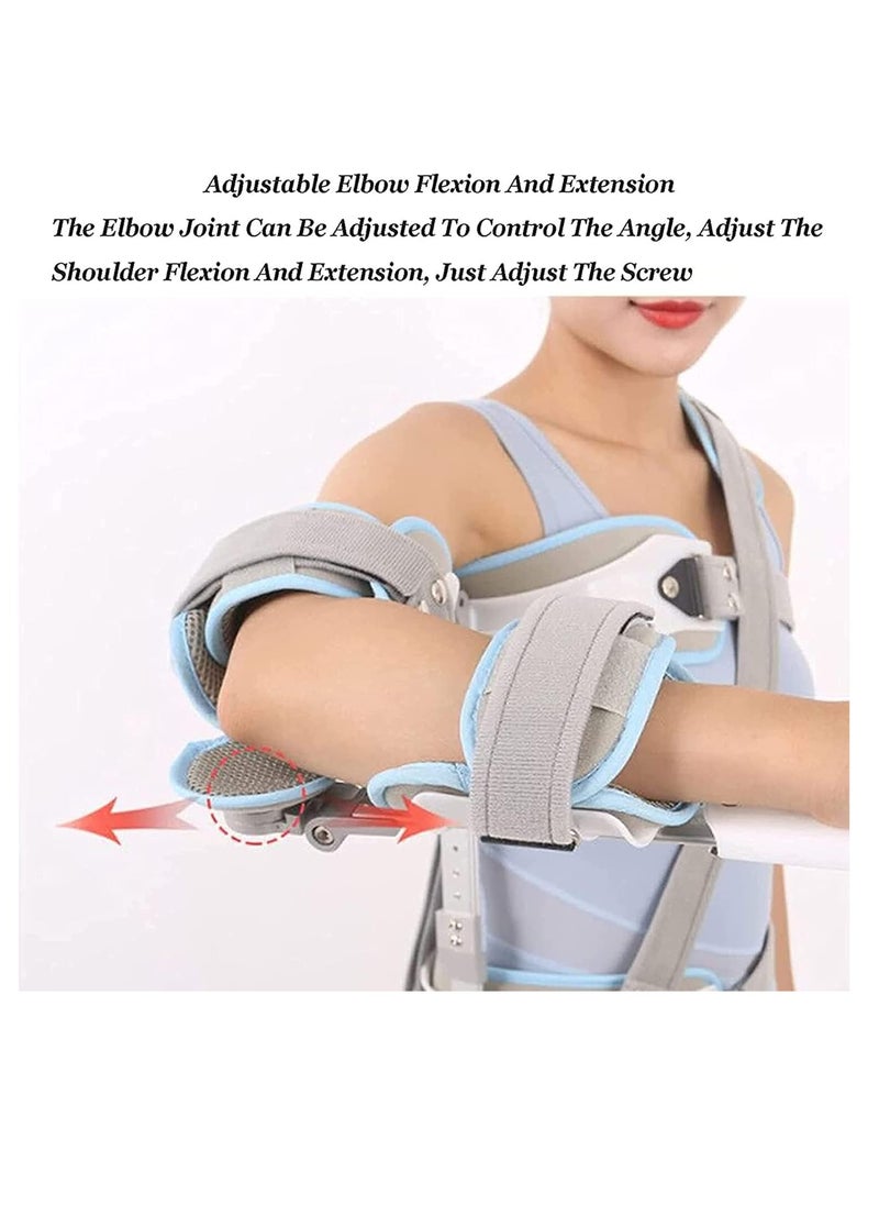 M MIAOYAN - Shoulder Abduction Sling for Rotator Cuff Surgery Broken Arms Clavicle Rotator Cuff Shoulder Dislocation Injuries Fractures Sprains Elbow Arm Injury Recovery Left or Right Arm - Image 1