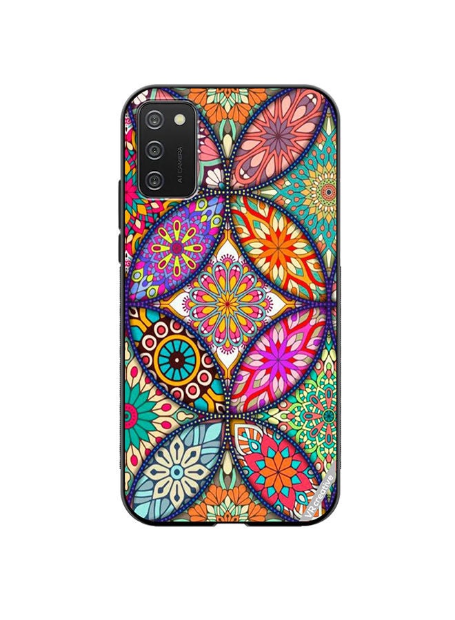 VR CREATIVE Protective Case Cover For Samsung Galaxy A02s Mandala Design Multicolour - Image 1