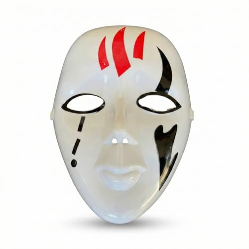 Salvus APP SOLUTIONS Multicolor Plastic Fancy Scary Face Mask/Costume Mask For Kids, Men & Women (6x8 Inch) (Anonymous) - Image 1