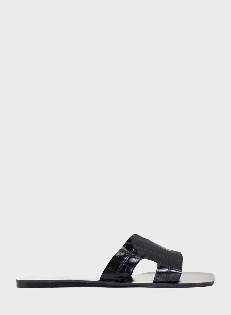 RB One Strap Flat Sandals