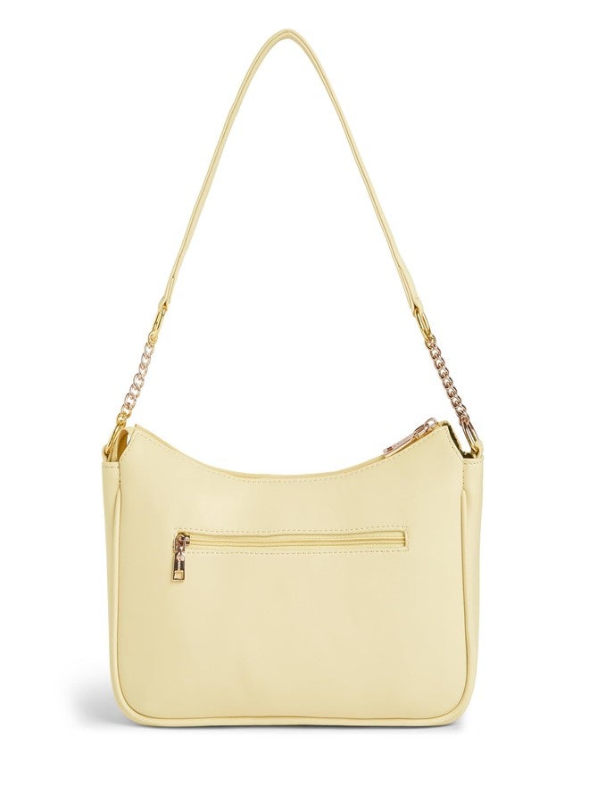 Caprese Visalia Medium Shoulder & Handheld Bag for Women with Secure Zip Closure | Chic, Versatile Design for Everyday Use, Perfect for Office, Travel & Special Events (Dark Beige) - Image 5