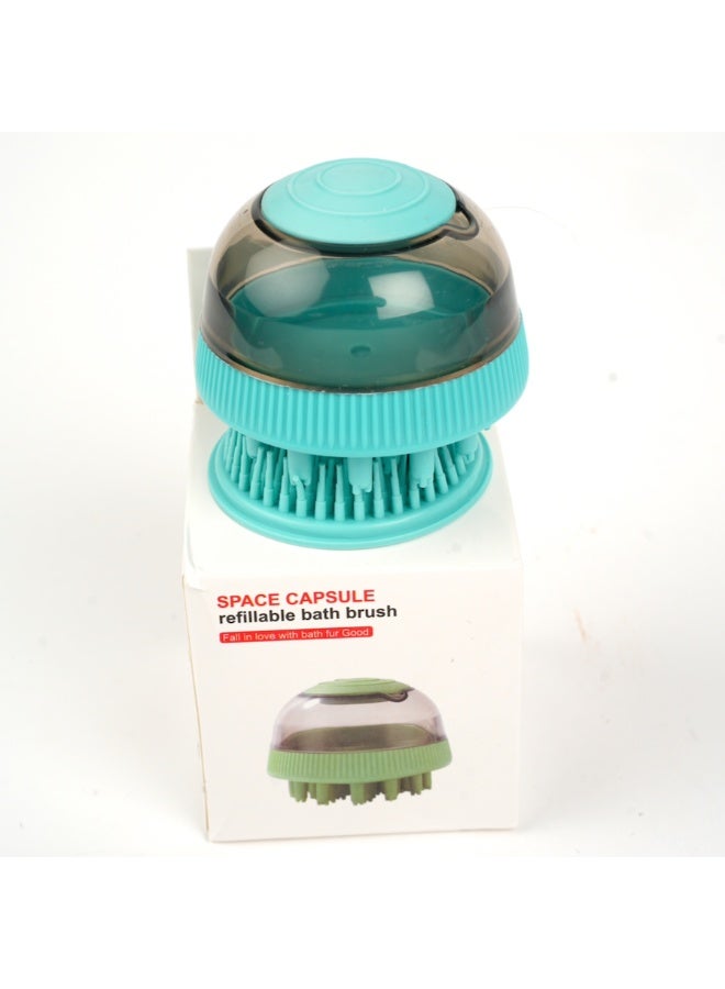فرشاة استحمام قابلة لإعادة التعبئة بتصميم كبسولة الفضاء - Image 1