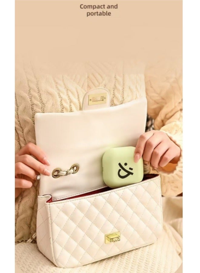 Generic Winter Cube Hand Warmer USB Rechargeable Smart Constant Temperature Hand Warmer Portable Electric Hand Warmer Green  - Image 3