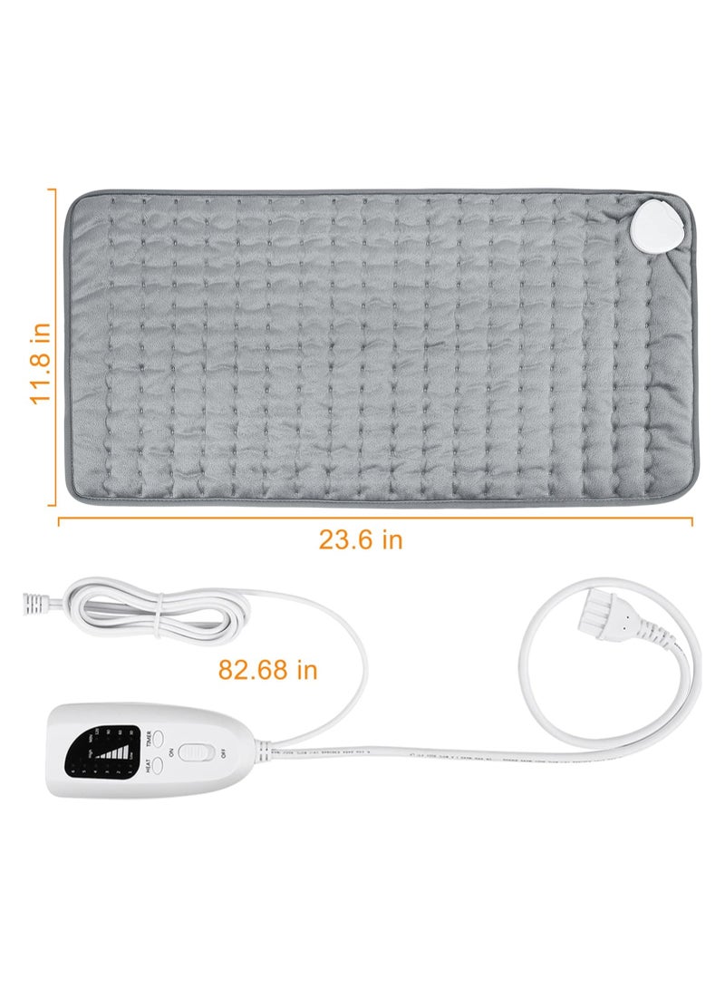 Heating pad, Electric Heat Pad with Automatic Switch-Off and 6 Temperature Levels Heating pad for Back Neck Shoulder Belly Heating Technology - Machine Washable. - Image 5