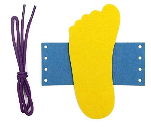 OVOY Childrens Lacing Skills Learn-to-Tie - Shoe Preschool Tie-Up Shoe Threading. (1 pair) - Image 4