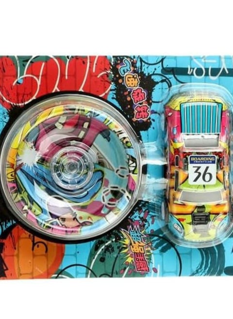 Metal yoyo with car for children, multi-colour