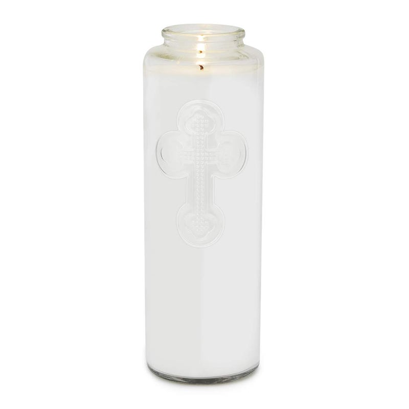 Root Candles Prayer Candles Clear Glass Devotional 7Day Prayer Candle 1Count 1Count Meditation