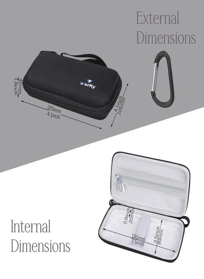 worfty Case for Trimui Smart Pro 5 inch Handheld Game Console - Hard Travel Protective Carrying Storage Bag (Case Only) (Black) - Image 3