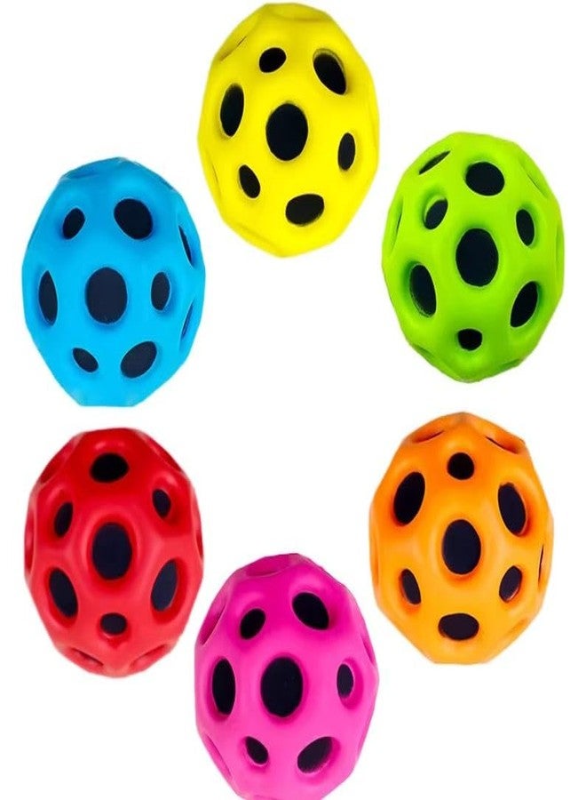 Definite Moon Balls, Stress Relief High Jumping Ball, Super Bouncy Rubber Ball for Kids, Athlete Training Ball Outdoor Indoor Play (Pack of 2 Balls, Random Color) - Image 2