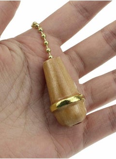 Excefore Wooden Handle Pull Chains, 3 Pcs Light Pull Chain, Fan Pull Chain  - Image 5