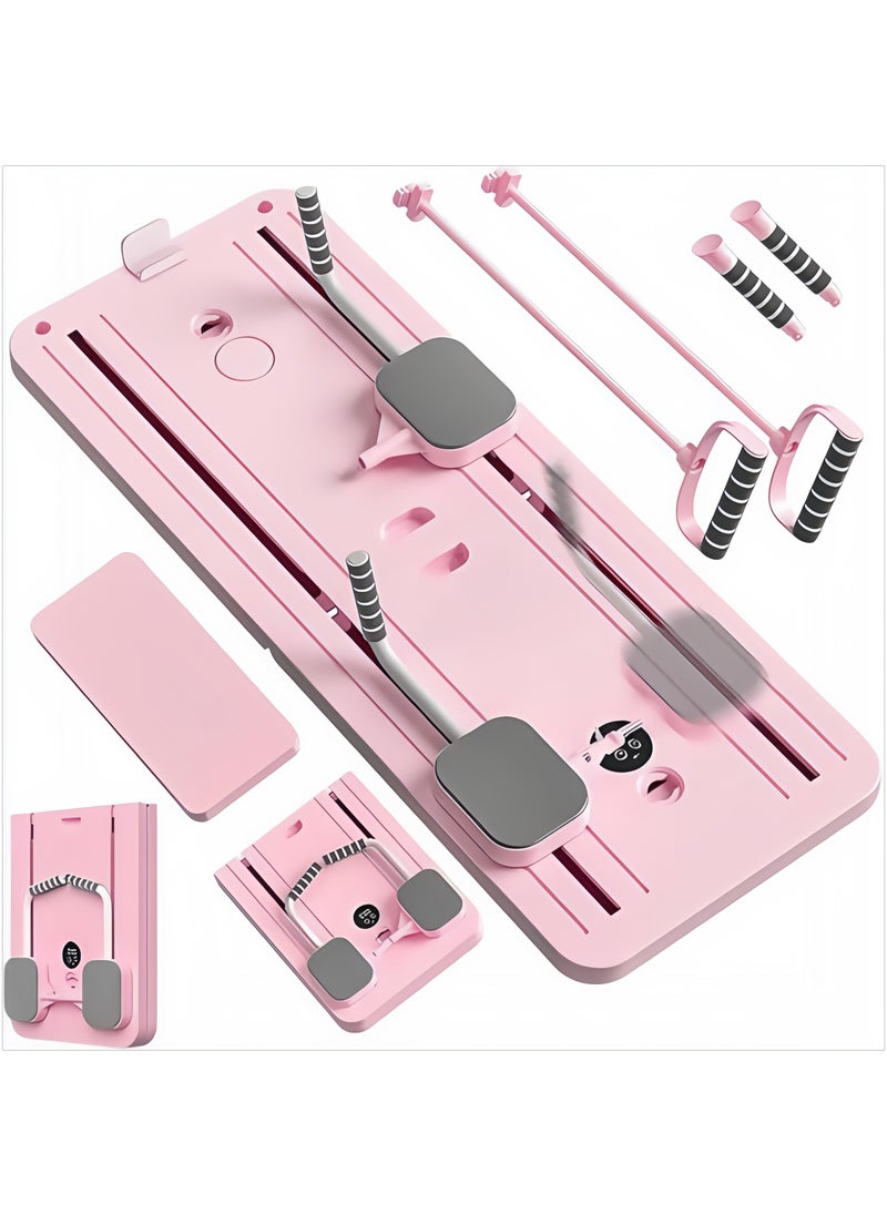 Pilates Reformer Set,Pilates Board,Multi-Purpose Foldable Pilates Reformer Board For Home,Exercise Yoga Equipment、Yoga Bed,Pilates Bed Suitable For Beginners And Intermediate Users