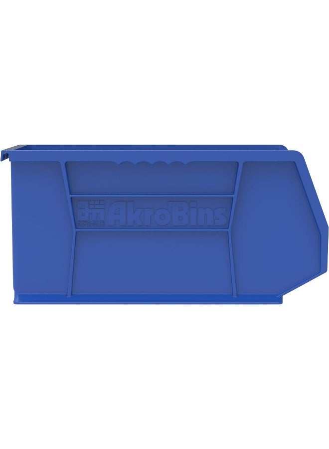 Akro-Mils 30240 AkroBins Plastic Hanging Stackable Storage Organizer Bin, 15-Inch x 8-Inch x 7-Inch, Blue, 12-Pack  - Image 4