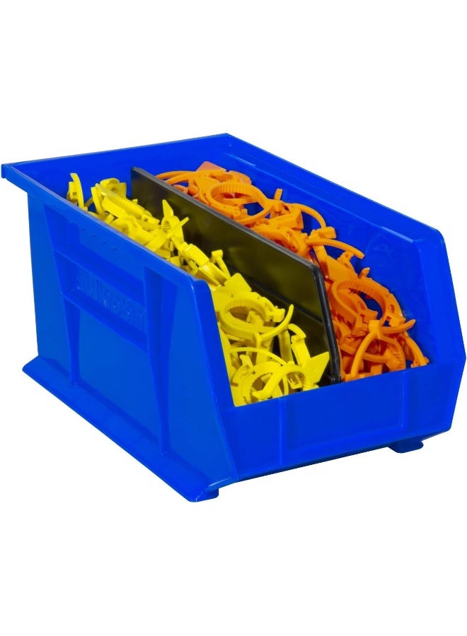 Akro-Mils 30240 AkroBins Plastic Hanging Stackable Storage Organizer Bin, 15-Inch x 8-Inch x 7-Inch, Blue, 12-Pack  - Image 2