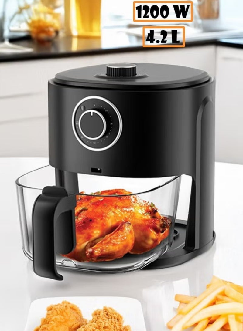 Air Fryer – For Healthy & Crispy Cooking 4.2 L 1200 W Black - Image 1