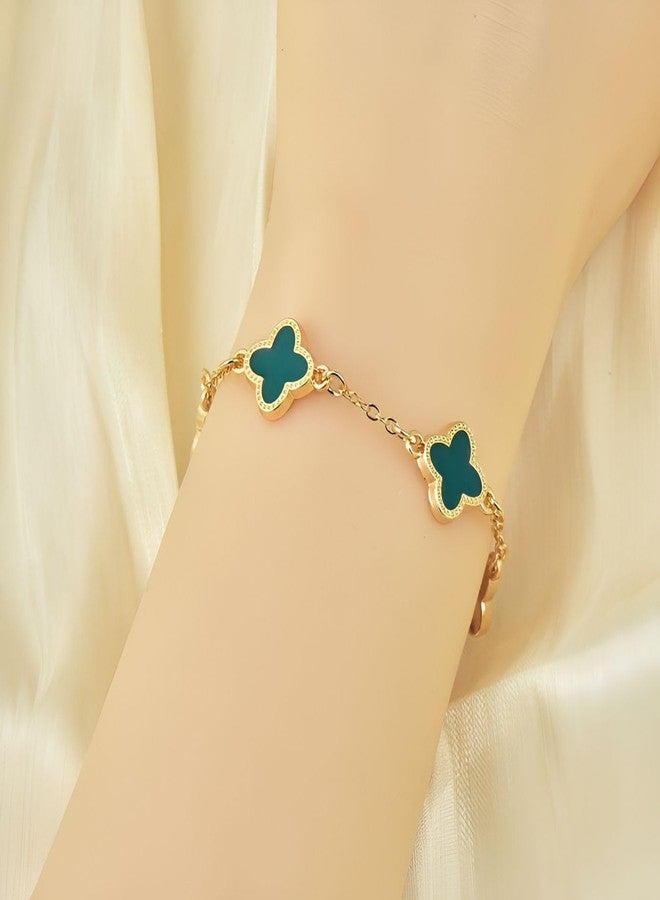 Goho Clover Charm Bracelet for Women - Image 4