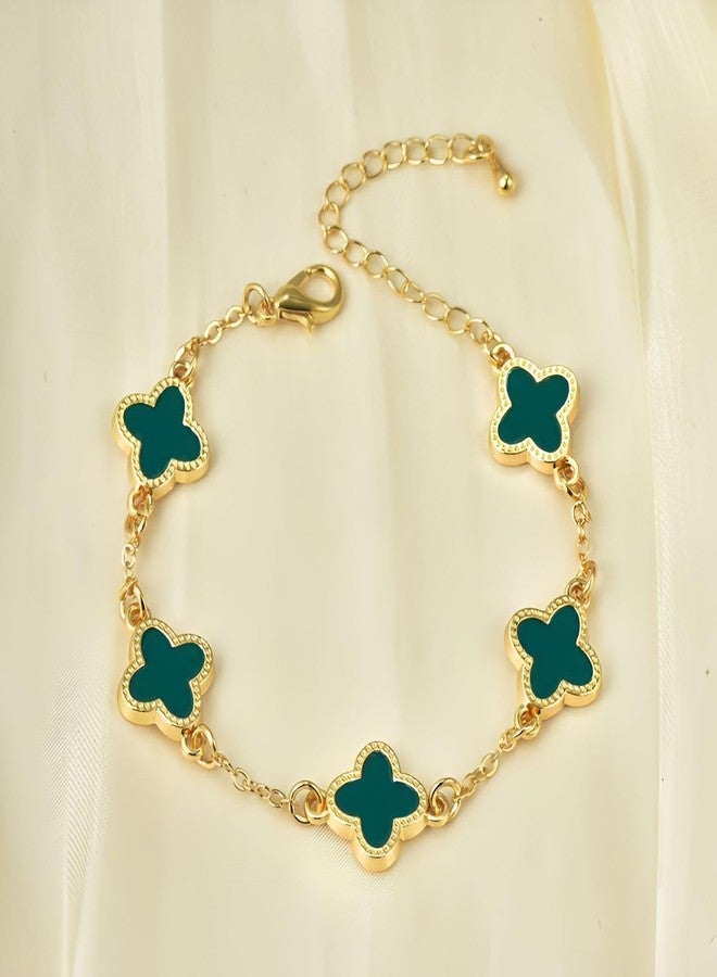 Goho Clover Charm Bracelet for Women - Image 1