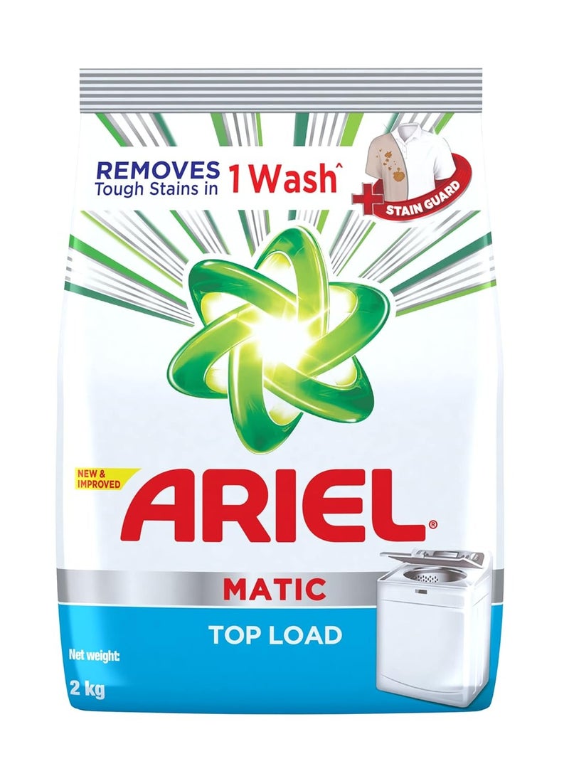 اريال مسحوق غسيل اريال ماتيك للتحميل العلوي 2 كجم - Image 1