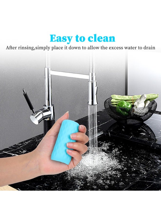12 Pieces Colorful Silicone Bottle Leak Proof Covers Portable Travel Toiletry Sleeves Travel Essentials for Airplane Trip Vacation Bathroom Use - Image 4