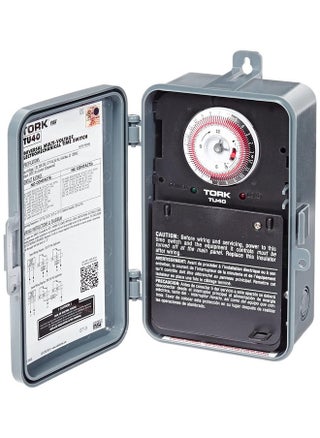 NSi Industries TORK TU40 Indoor/Outdoor 40-Amp Universal Multi-Volt Electromechanical Appliance Timer - 24-Hour Programming - Multiple On/Off Settings - 120-277-Volt - Compatible with Incandescent/Compact Fluorescent/LED - Same On/Off Times Each Day - pzsku/Z63287FBA05D316F4A31DZ/45/1747979832/4b011c4d-65c1-49c9-851b-5ea5d2db2550
