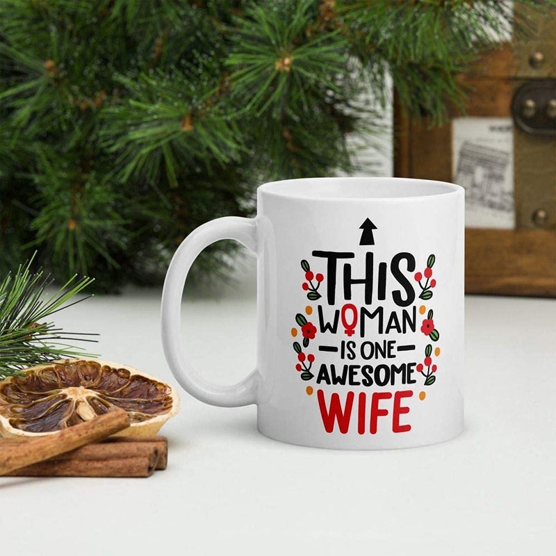 Oye Happy - Awesome Woman Mug - Coffee Mug for Wife to Gift on Women's Day/Birthday/Valentine's Day (Ceramic) (Microwavable) (330 ml) - Image 2