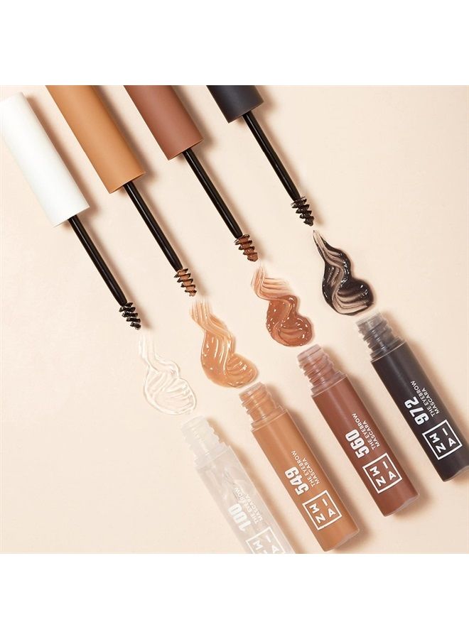 3INA ماكياج - نباتي - خالي من القسوة - ماسكارا الحواجب 560 - أشقر داكن - مكثف - يثبت ويتحكم في الحواجب - تركيبة جل غير لزجة - حواجب كثيفة وممتلئة - تأثير مضاعف - التصاق جيد - Image 5