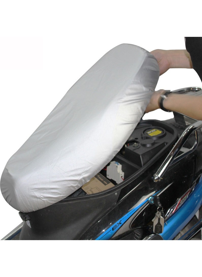 Zoli Motorcycle-Scooter Gray Saddle Canvas Waterproof Easy Installation Xl Size  - Image 2