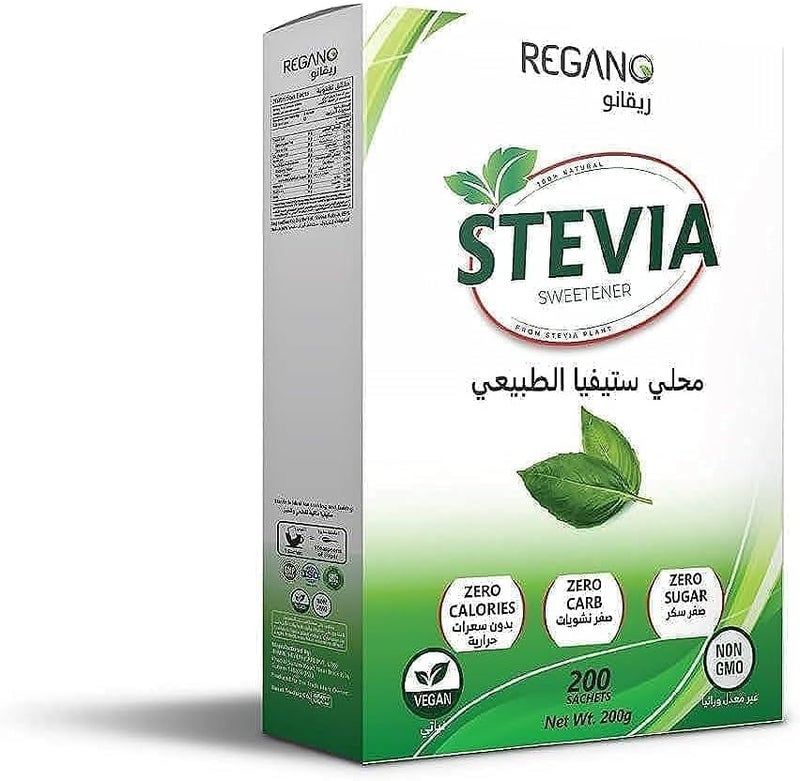 Natural Stevia Sweetner, 200 Sachet