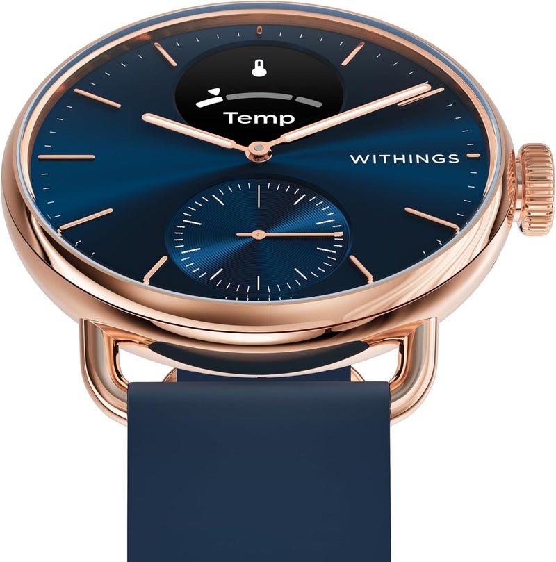 Withings ScanWatch 2 - Hybrid Smart Watch, Heart Rate Monitoring, Fitness Tracker, Cycle Tracker, Sleep Monitoring, GPS Tracker, 30-Day Battery Life, Android & Apple Compatible, HSA/FSA - Image 2