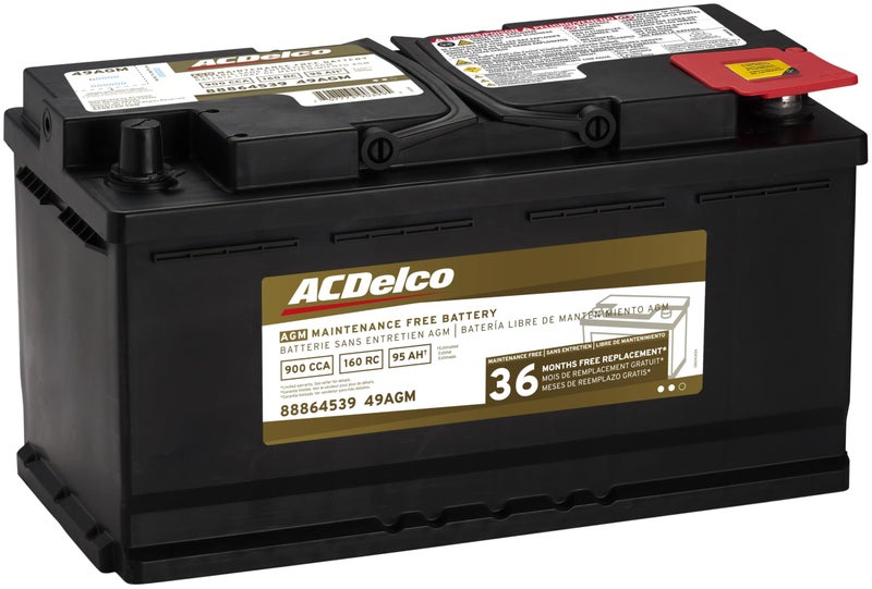 ACDelco Gold 49AGM 36 Month Warranty AGM BCI Group 49 Battery - Image 2