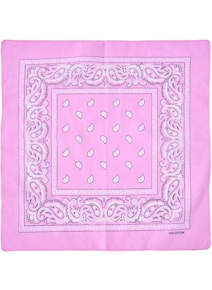 Rose Bandana – Multipurpose Head Scarf, Neck Wrap, Face Cover & Handkerchief – Unisex - Image 1