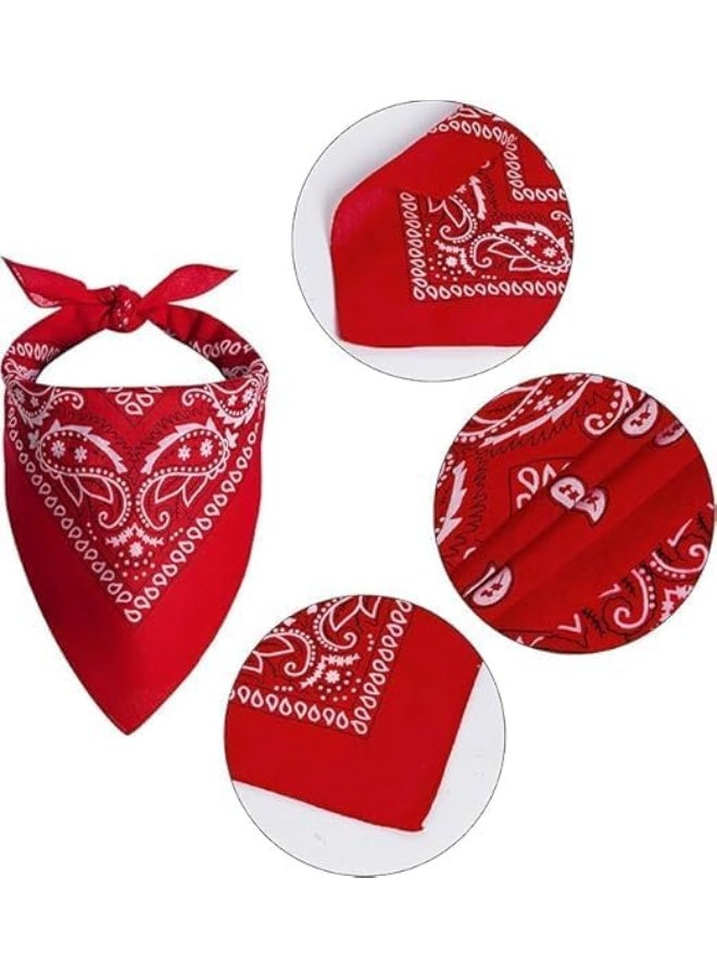 Rose Bandana – Multipurpose Head Scarf, Neck Wrap, Face Cover & Handkerchief – Unisex - Image 2