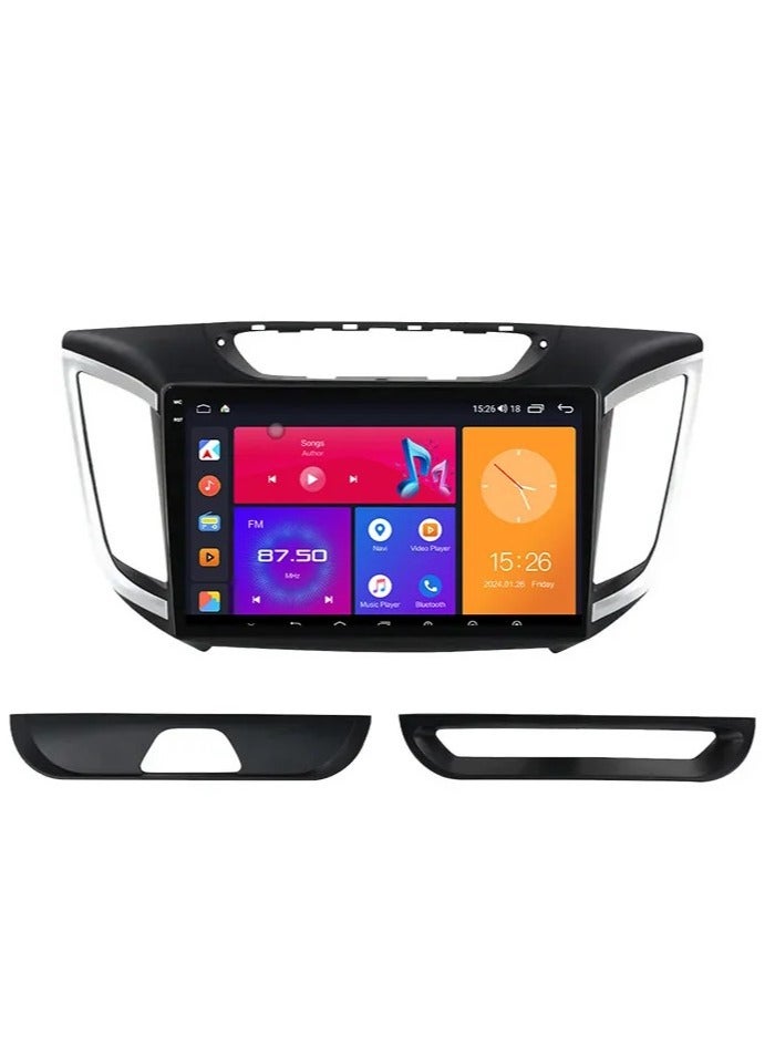 ام ان تي شاشة هيونداي كريتا 2015-2019 هي جزء من نظام المعلومات والترفيه في السيارة يعمل بنظام التشغيل Android ويدعم ميزات مثل Apple CarPlay وAndroid Auto، مما يتيح لك توصيل هاتفك الذكي بسهولة كما أنها توفر دقة عالية تصل إلى 1080 بكسل، مما يجعلها ممتازة لعرض المعلومات والخرائط بوضوح - Image 1