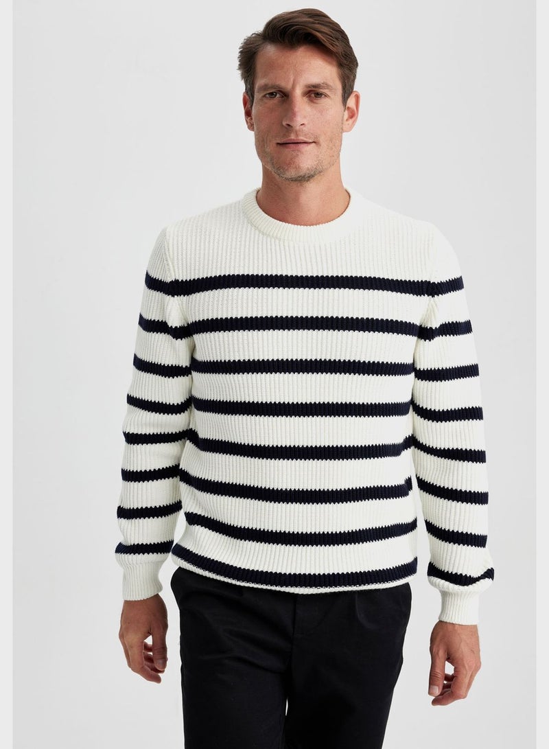 DeFacto Striped Knitted Sweater  - Image 4