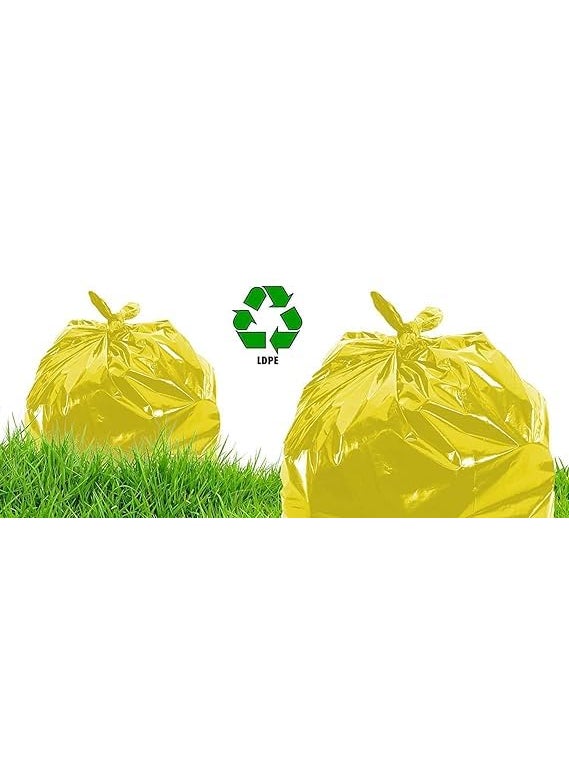 CLEAN DOT Clean Dot Yellow BiohazardBiomedical Waste Bag 29x39 Inches Pack of 400 Pcs large Size  - Image 5