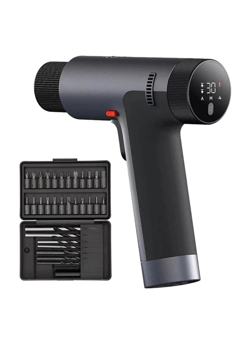 Xiaomi Xiaomi 12V Max Brushless Cordless Drill, 30nm Powerful Torque, 30-speed Precision Control, 3 Operating Modes, Smart Display, Gray  - Image 1