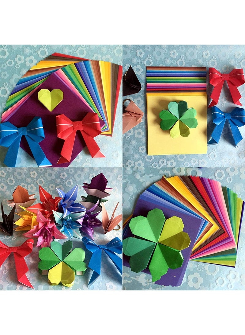 SYOSI Origami Paper, 150 Sheets Double-Sided, Origami Paper in 50 Vivid Colors, Origami Paper for Art and Craft Projects (15 x 15 cm) - Image 5