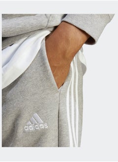 Adidas بنطال رياضي أساسيات فرينش تيري بأساور مدببة بثلاثة خطوط  - Image 4