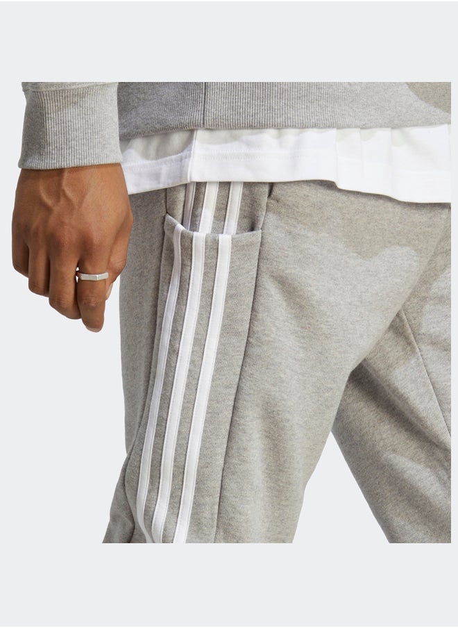 Adidas Essentials French Terry Tapered Cuff 3-Stripes Joggers  - Image 5
