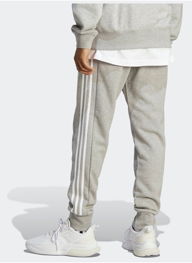 Adidas Essentials French Terry Tapered Cuff 3-Stripes Joggers  - Image 2