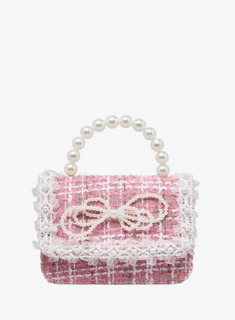 أر أند بي Tweed Top Handle Bag