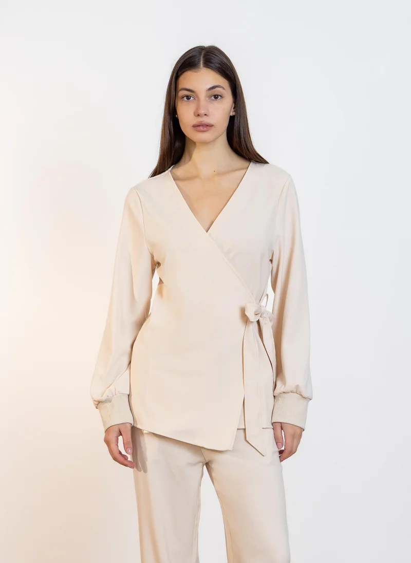 شايبس WRAP TOP WITH BOW SET