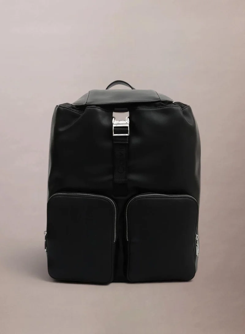 Logo Webbing Strap Backpack