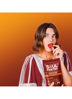Soul Pantry Soul Pantry Peri Peri Cashew Nuts – Protein-Packed, Vitamin-Rich, Antioxidant-Fueled Crunch, Filled with Natural Proteins, Essential Vitamins  & Premium Seasonings – Healthy Snacks (Pack of 1)  - Image 3