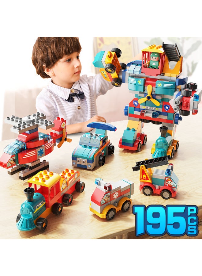 Feelo Large Particle Building Blocks Toy Compatible With Lego, Robot Toy For Boys And Girls, Holiday And Birthday Gift 1669 - Image 4